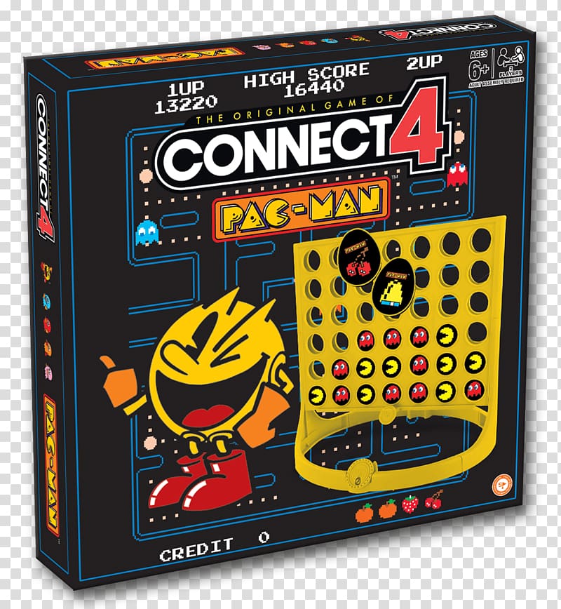 Pac-Man Battle Royale Connect Four Pac-Man Championship Edition Board game, connect four board transparent background PNG clipart