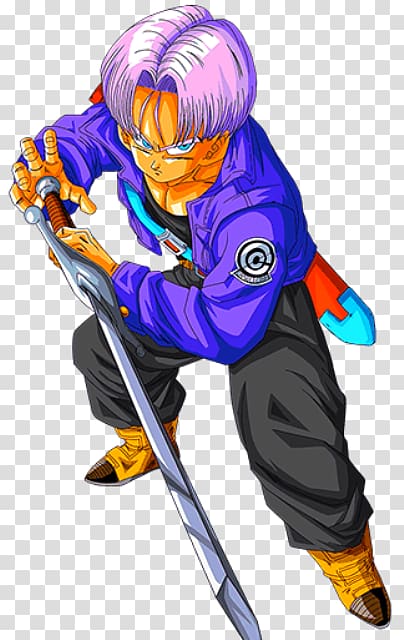 Trunks Dragon Ball Z Dokkan Battle Goku Vegeta, futuristic swords transparent background PNG clipart