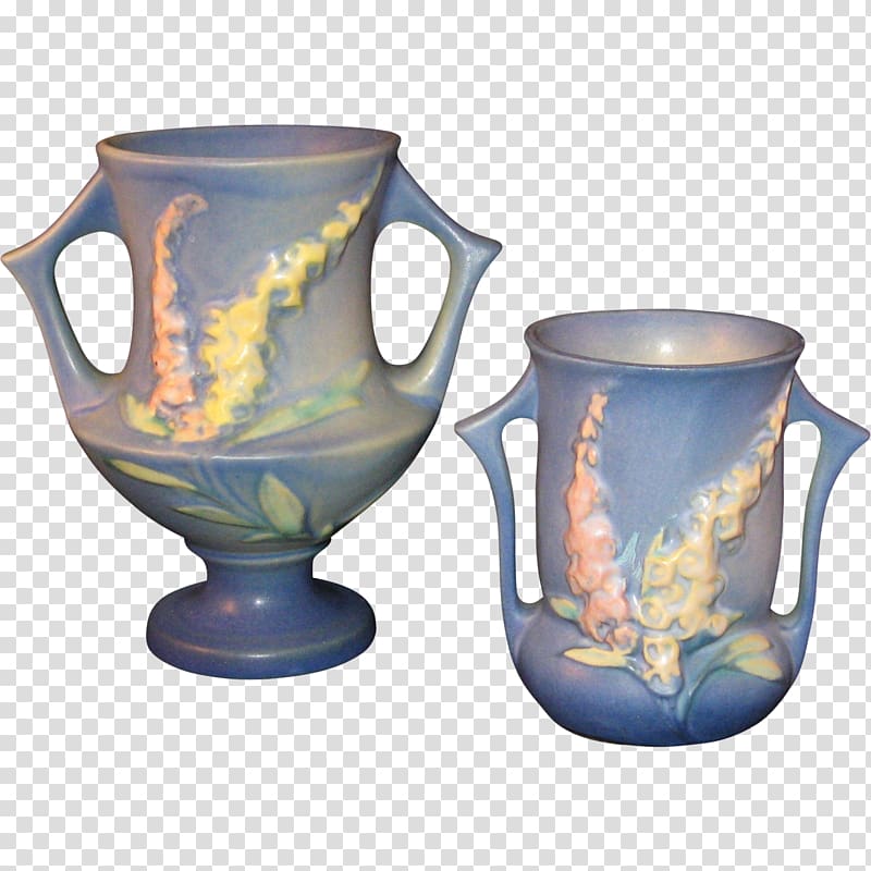 Roseville pottery Porcelain Ceramic, vase transparent background PNG clipart