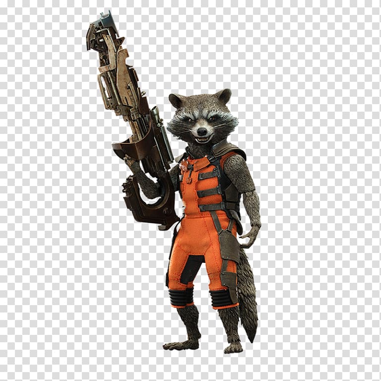 Rocket Raccoon Groot Drax the Destroyer Action & Toy Figures Marvel Comics, rocket raccoon transparent background PNG clipart