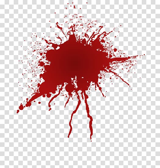 Bloodstain pattern analysis , Blood Splatter , red spot transparent background PNG clipart
