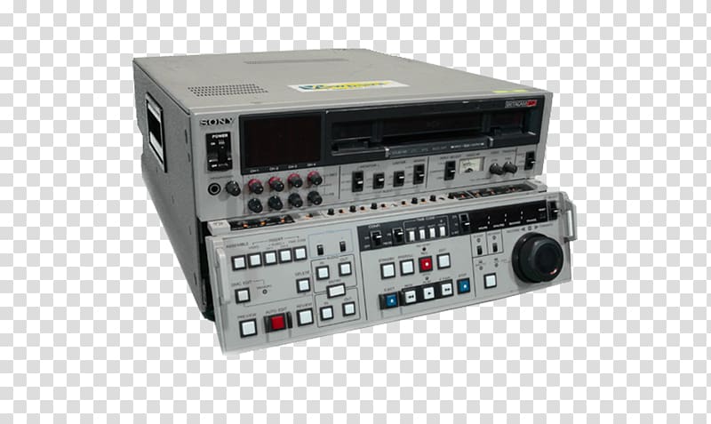 Digital audio Electronics Betacam SP Video tape recorder, sony transparent background PNG clipart
