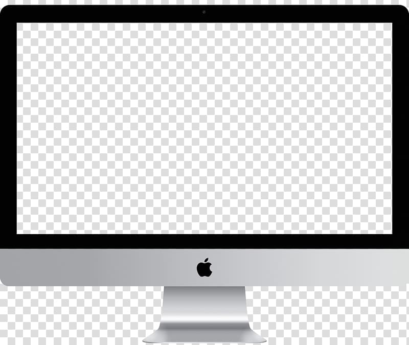 silver iMac , iMac Mac Mini MacBook Pro Retina Display Apple, TELA transparent background PNG clipart