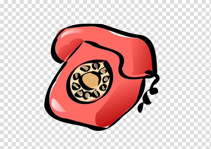 BlackBerry Classic Telephone Free content , Red cartoon phone transparent background PNG clipart