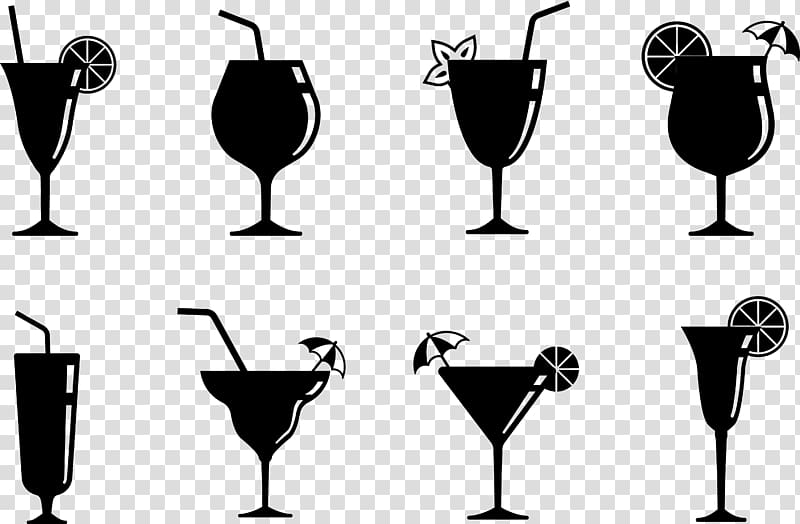 eight martini glasses illustration, Cocktail Juice Non-alcoholic mixed drink Wine glass, Fruit cocktail transparent background PNG clipart