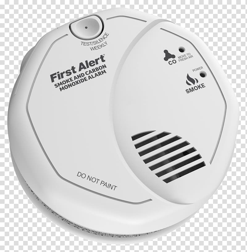 Carbon monoxide detector Smoke detector First Alert Alarm device Kidde, smoke detector transparent background PNG clipart