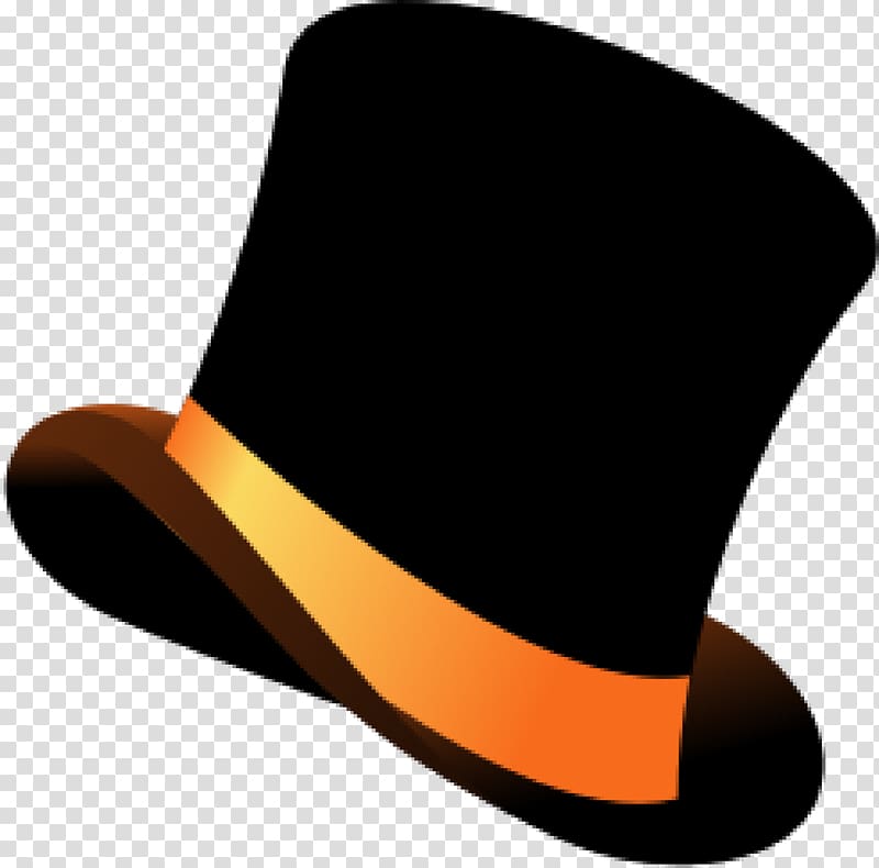 black and orange top hat , Headgear Top hat Cartola FC Fantasy sport, top hat transparent background PNG clipart