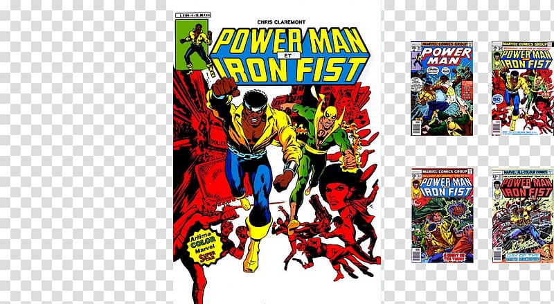 Iron Fist Luke Cage Comics Superhero Harold Meachum, electricity man transparent background PNG clipart