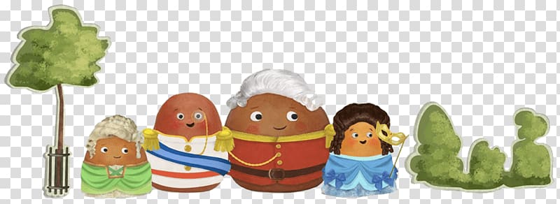 potato family illustration, Small Potatoes Dress Party transparent background PNG clipart