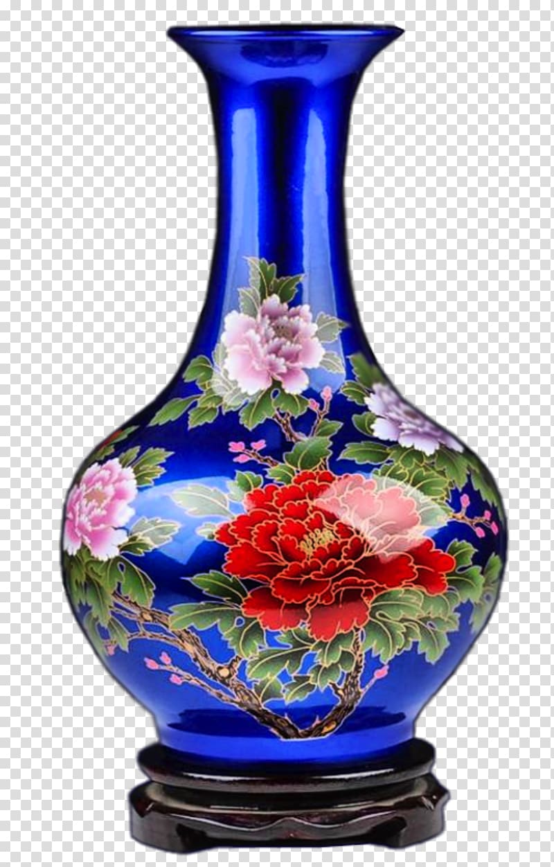 Jingdezhen Vase Porcelain Chinese ceramics, vase transparent background PNG clipart