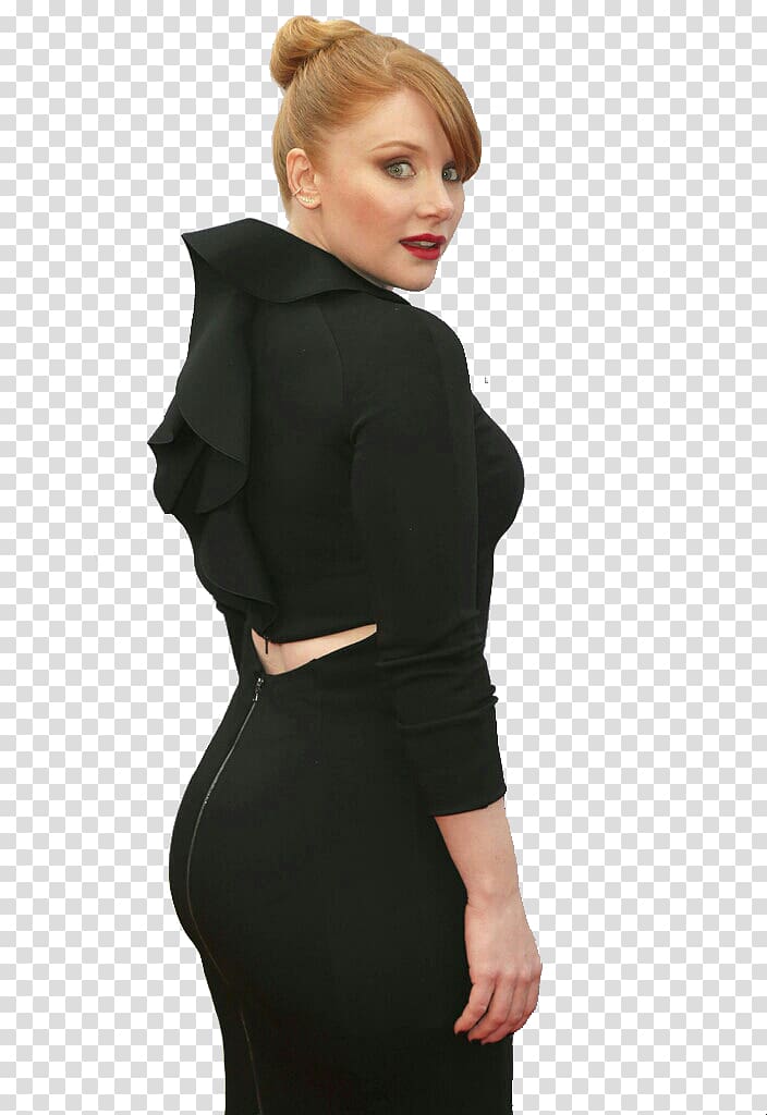 Little black dress Sleeve Shoulder Jacket Blouse, Bryce Dallas Howard transparent background PNG clipart