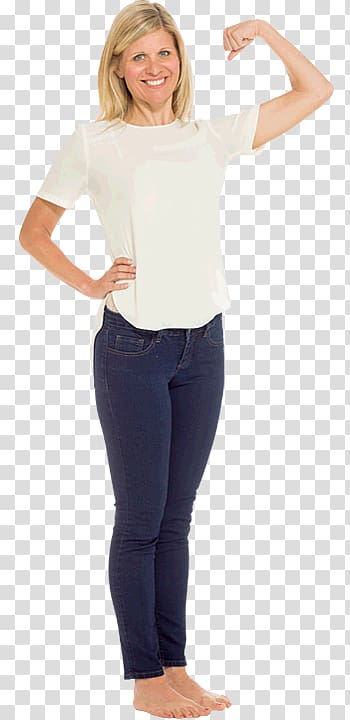 Jeans T-shirt Waist Leggings Sleeve, Physical Activity transparent background PNG clipart