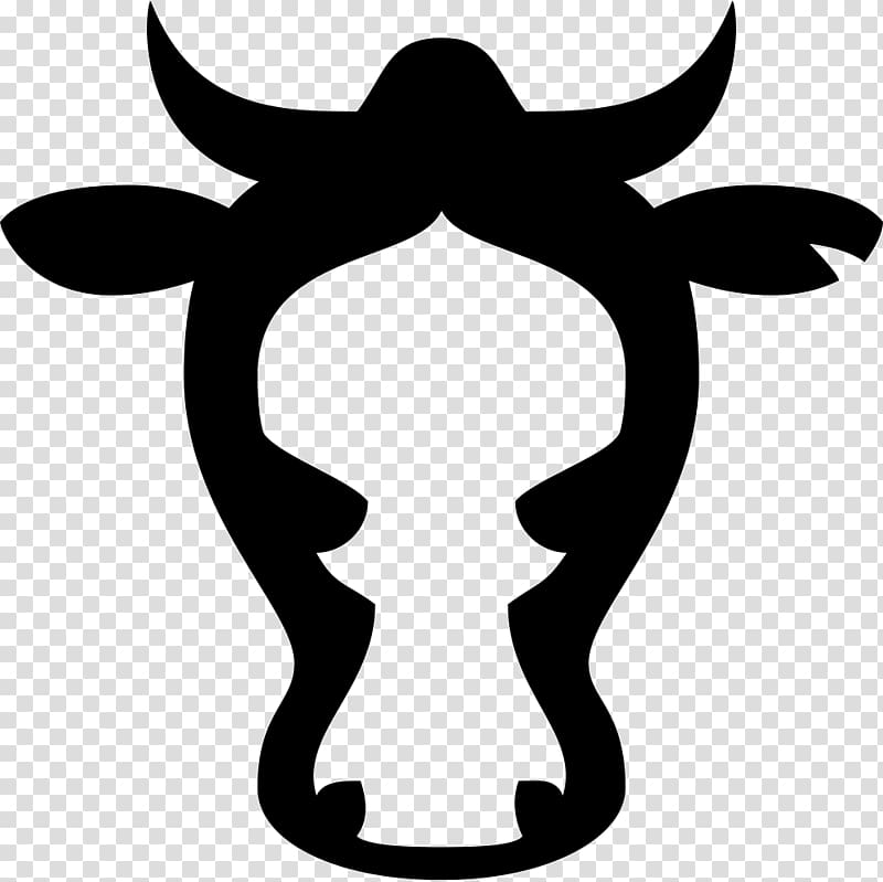 Angus cattle Computer Icons Dairy cattle Beef cattle, cow head transparent background PNG clipart