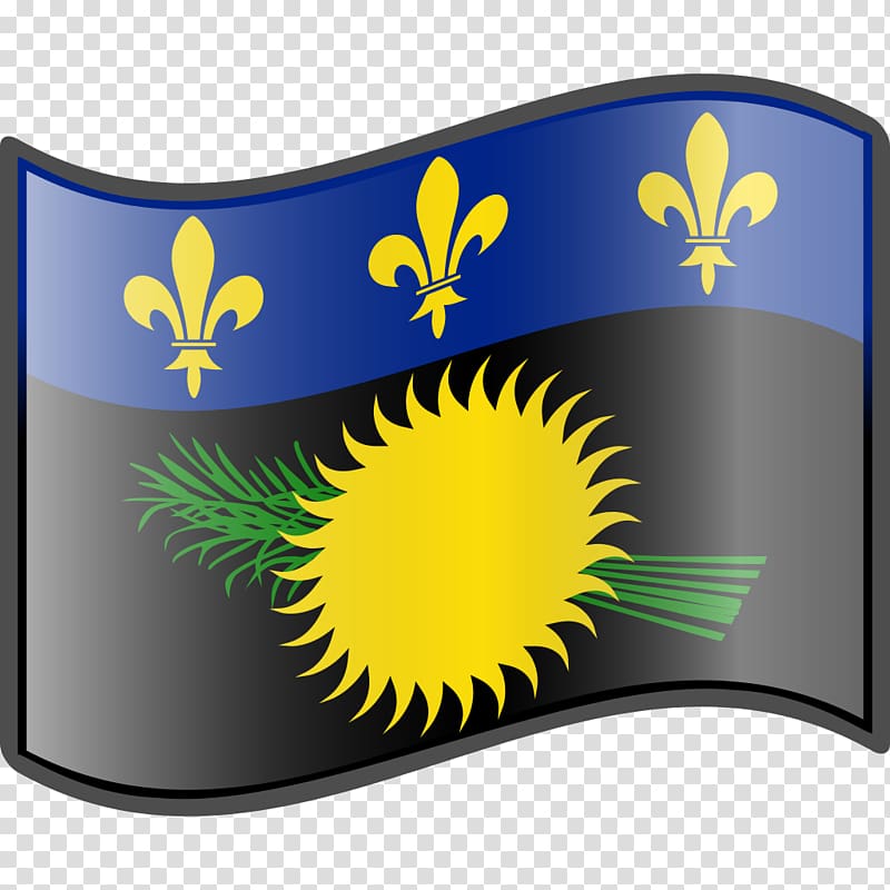 Flag of Guadeloupe Overseas region Flag of France, flagged transparent background PNG clipart