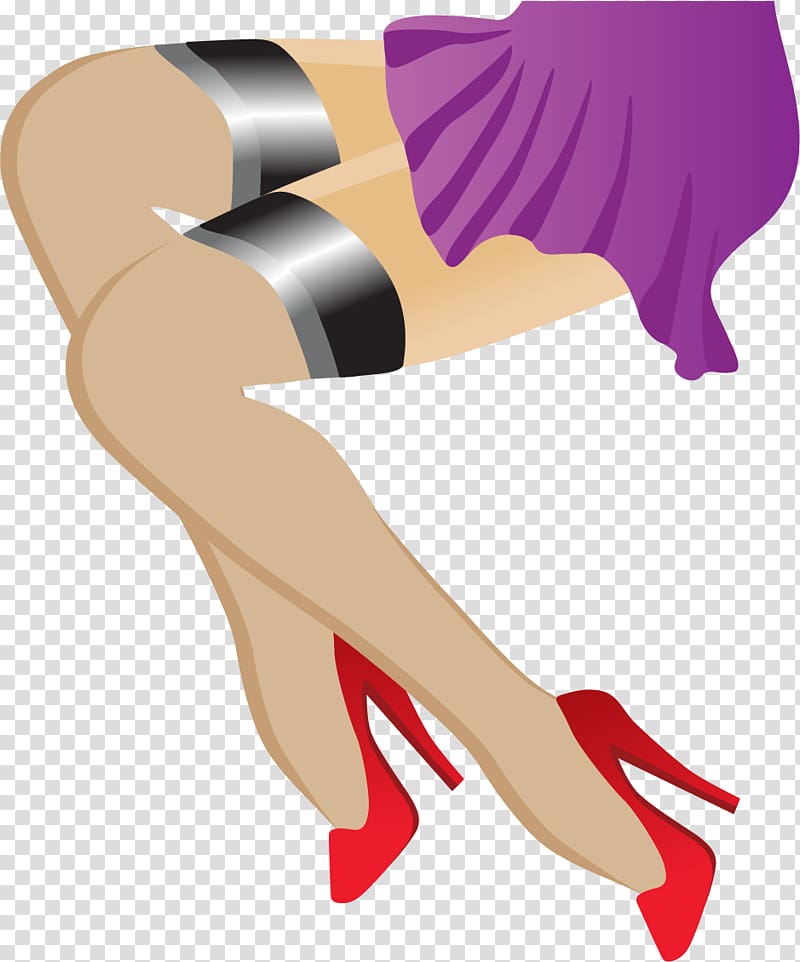 Leg Euclidean Woman, painted big legs transparent background PNG clipart