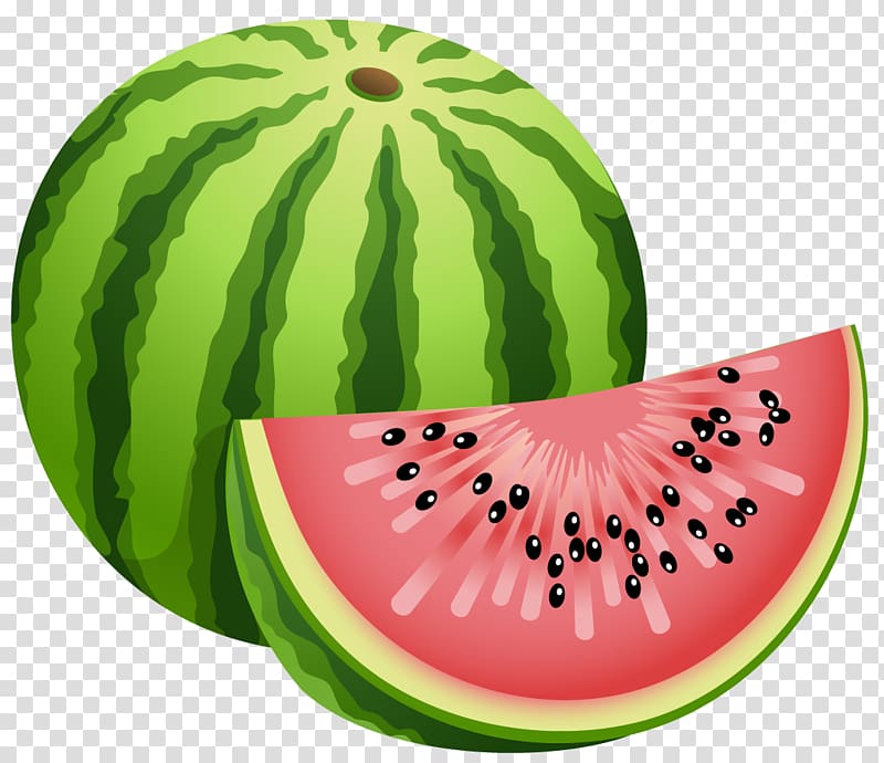 Watermelon Fruit , Large Painted Watermelon , slice of watermelon illustration transparent background PNG clipart