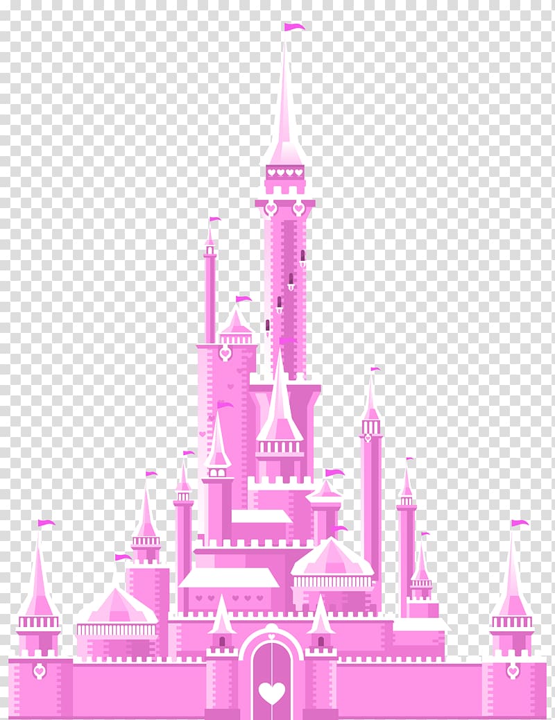 pink and white castle , Castle , Pink Castle transparent background PNG clipart