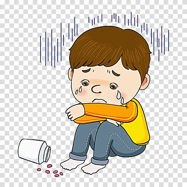 boy crying clip art