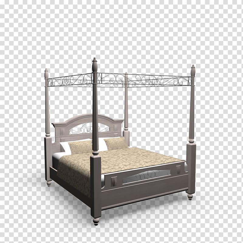 Bed frame Studio apartment, King Size Bed transparent background PNG clipart