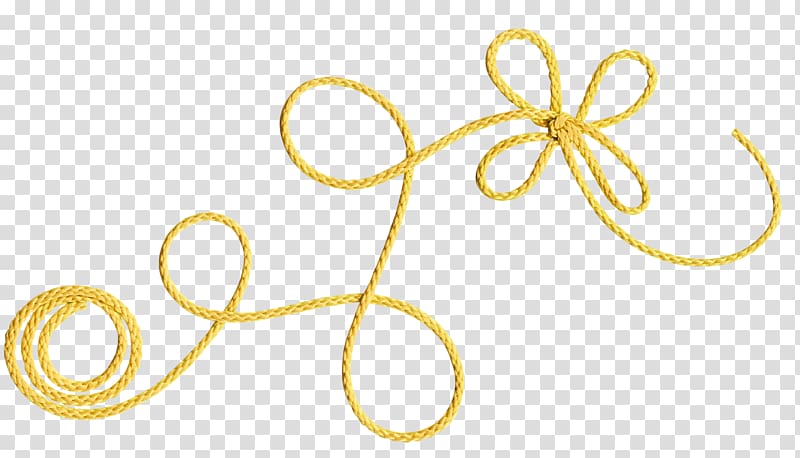 Rope Hemp, Golden rope transparent background PNG clipart