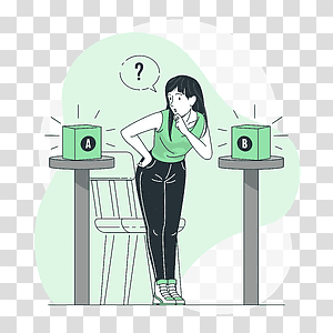 illustration, Choice, options, select, people, decision, preferences transparent background PNG clipart thumbnail