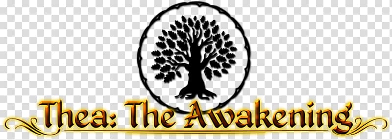 Logo Font Brand Thea: The Awakening Animal, transparent background PNG clipart