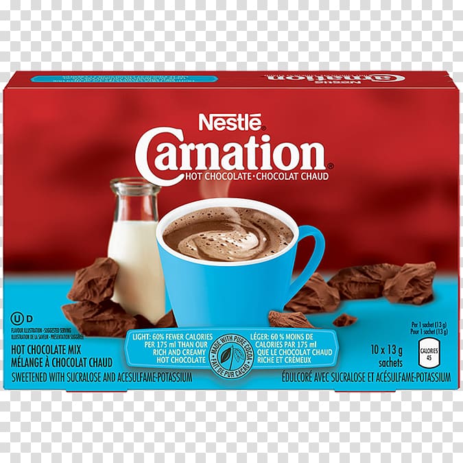 Hot chocolate Carnation Milk Nestlé Nestle Hot Cocoa Mix, milk transparent background PNG clipart