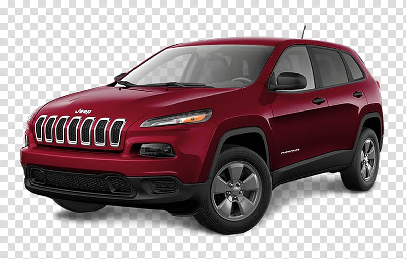 2018 Jeep Cherokee Chrysler Dodge Car, the deep red transparent background PNG clipart