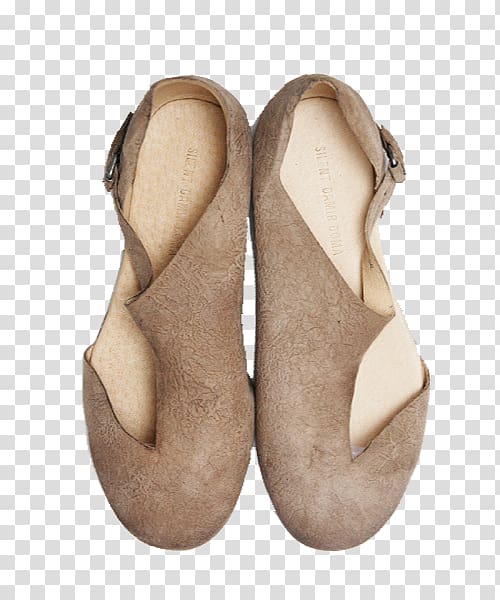 Slipper Flip-flops Shoe, Simple hemp hemp high heels transparent background PNG clipart