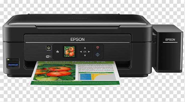 Continuous ink system Epson Multi-function printer Price, epson transparent background PNG clipart