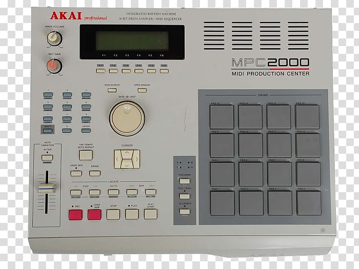 Akai MPC 2000 Sampler Music sequencer, others transparent background PNG clipart