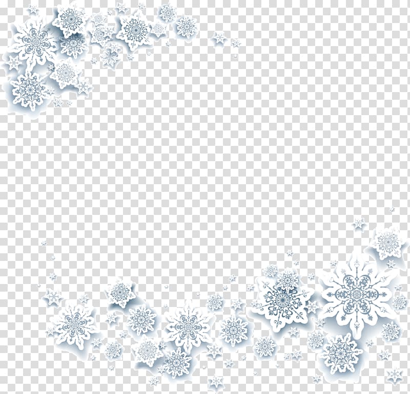 Snowflake Crystal White, White ice snow, gray flowers illustration transparent background PNG clipart