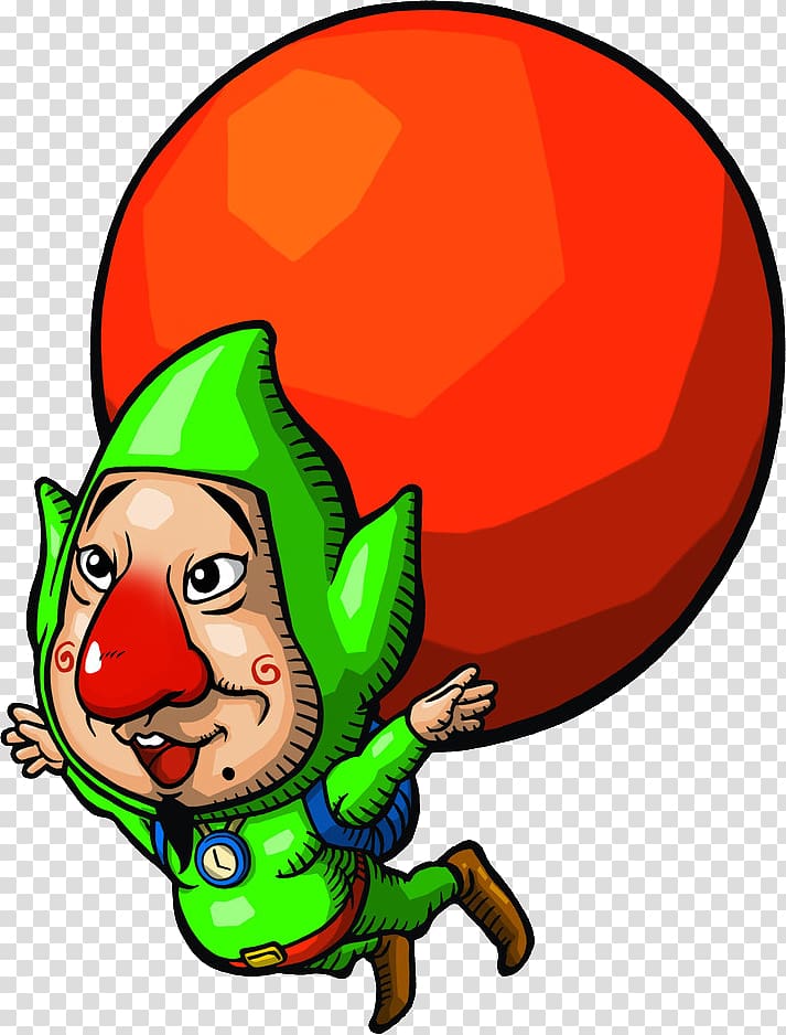Freshly-Picked Tingle\'s Rosy Rupeeland Hyrule Warriors Balloon Fight The Legend of Zelda: The Wind Waker Irodzuki Tingle no Koi no Balloon Trip, rupee transparent background PNG clipart