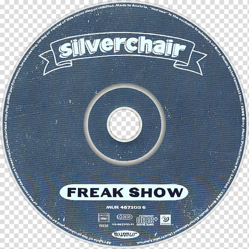 Compact disc Freak Show Silverchair Song, dvd music transparent background PNG clipart