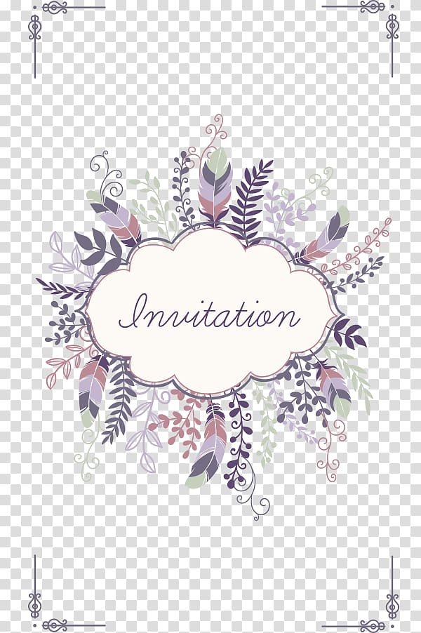 invitation text overlay, Wedding invitation Save the date Greeting card, Elegant wedding pattern transparent background PNG clipart