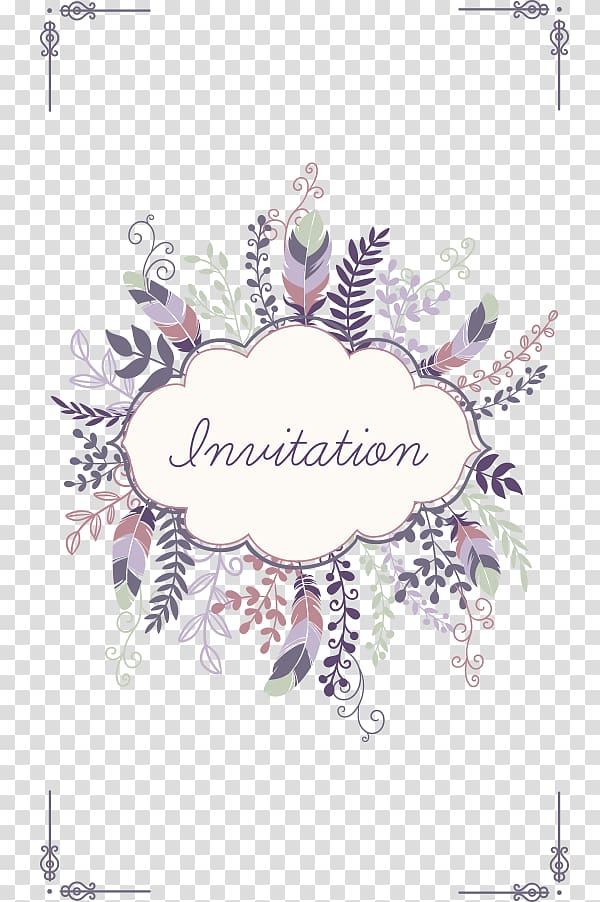 Invitation Text Overlay Wedding Invitation Save The Date Greeting Card Elegant Wedding Pattern Transparent Background Png Clipart Hiclipart