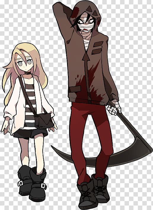Two anime characters, Angels of Death Role-playing game Anime Dia Horizon, Death  Angel transparent background PNG clipart