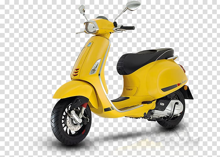 Scooter Vespa GTS Piaggio Vespa Sprint, scooter transparent background PNG clipart