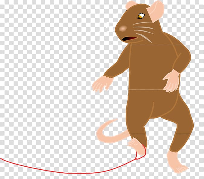 Mouse Rat Rodent Murids Mammal, tied transparent background PNG clipart