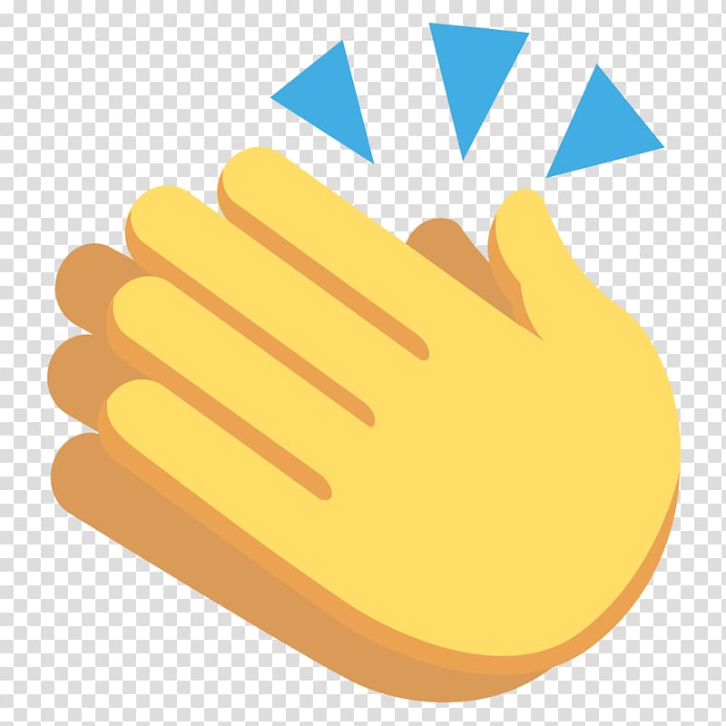Emoji Clapping , hand saw transparent background PNG clipart