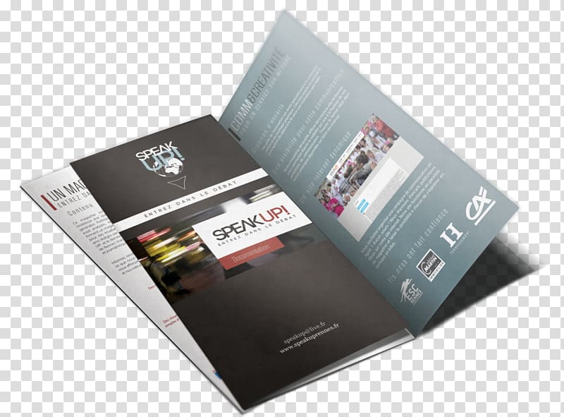 Mockup Brochure Afacere Creativity, Trifold Brochures transparent background PNG clipart