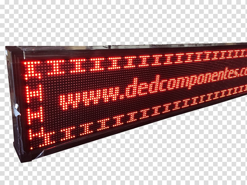 LED display Light-emitting diode Electronic component Dimmer, light transparent background PNG clipart