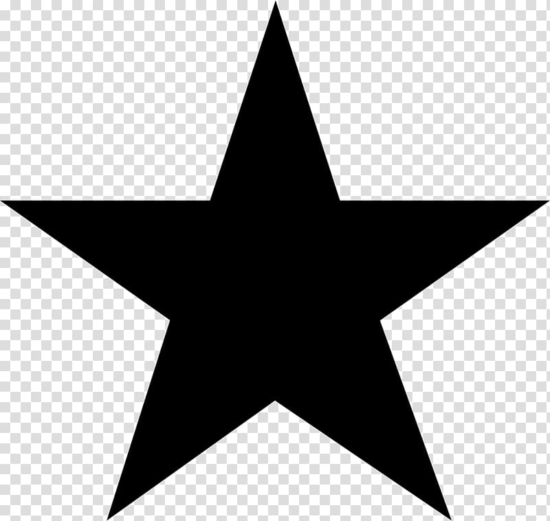Blackstar , star transparent background PNG clipart