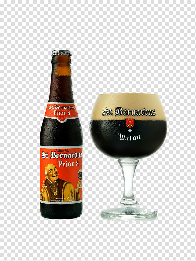 St. Bernardus Brewery Trappist beer St Bernardus Prior 8 Tripel, beer transparent background PNG clipart