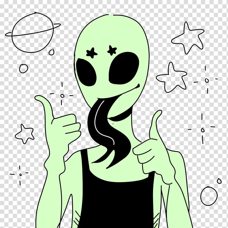 Alien Extraterrestrial life YouTube Art, Alien transparent background PNG clipart