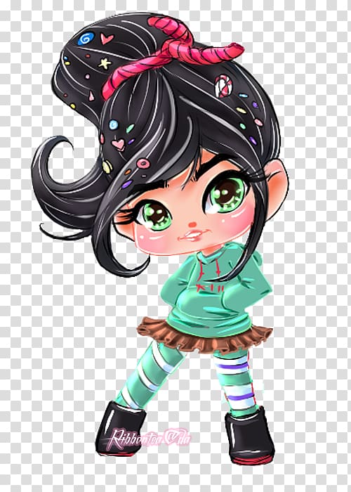 Vanellope von Schweetz Sergeant Calhoun Fix-It Felix Drawing Chibi, Chibi transparent background PNG clipart