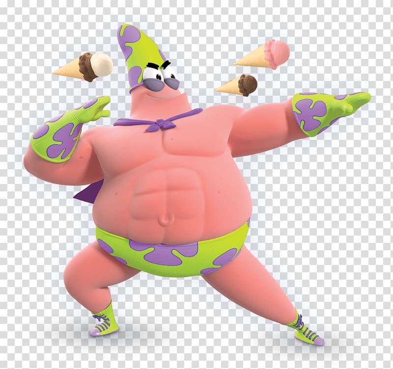 SpongeBob SquarePants: Battle for Bikini Bottom The SpongeBob SquarePants Movie Patrick Star Mr. Krabs, paddy transparent background PNG clipart