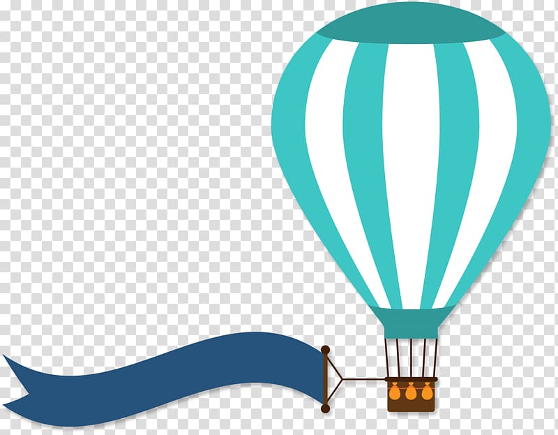 white and green air balloon illustration, Airplane Hot air balloon Flight, Balloon flag transparent background PNG clipart