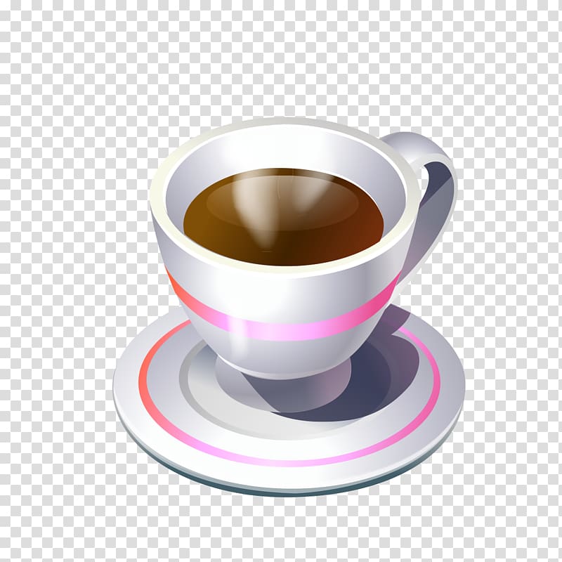 White coffee Doppio Ristretto Cuban espresso, White coffee transparent background PNG clipart