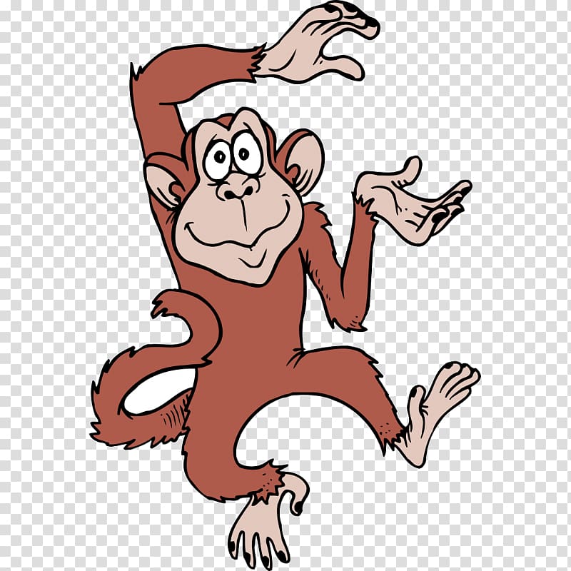 Monkey Dance Japanese macaque , monkey transparent background PNG clipart